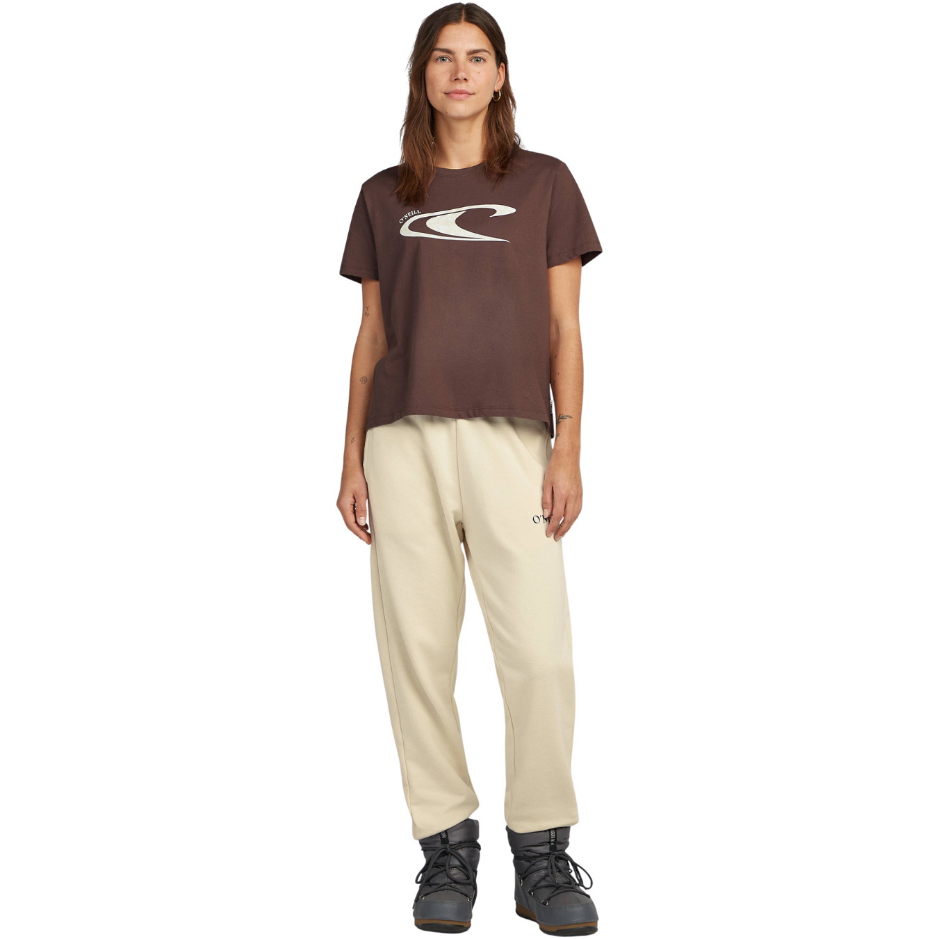 2026 O'Neill Womens Graphic T-Shirt 1850282 - Purple Gray